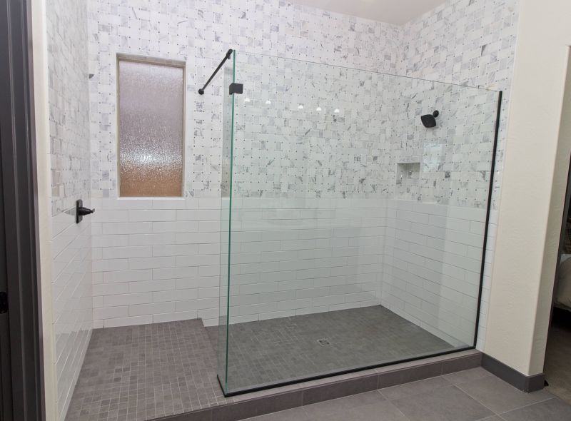 Contemporary Tile Shower